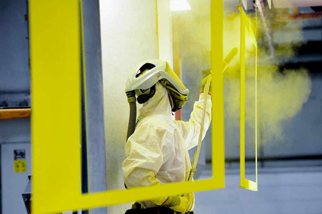 Electrostatic_Powder_Coating_JC_Metalworks_7346 uk powder coating specialists - sheet steel and aluminium, wire and tubes