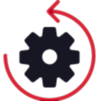 engineer-or-reverse Cog with a reverse arrow icon
